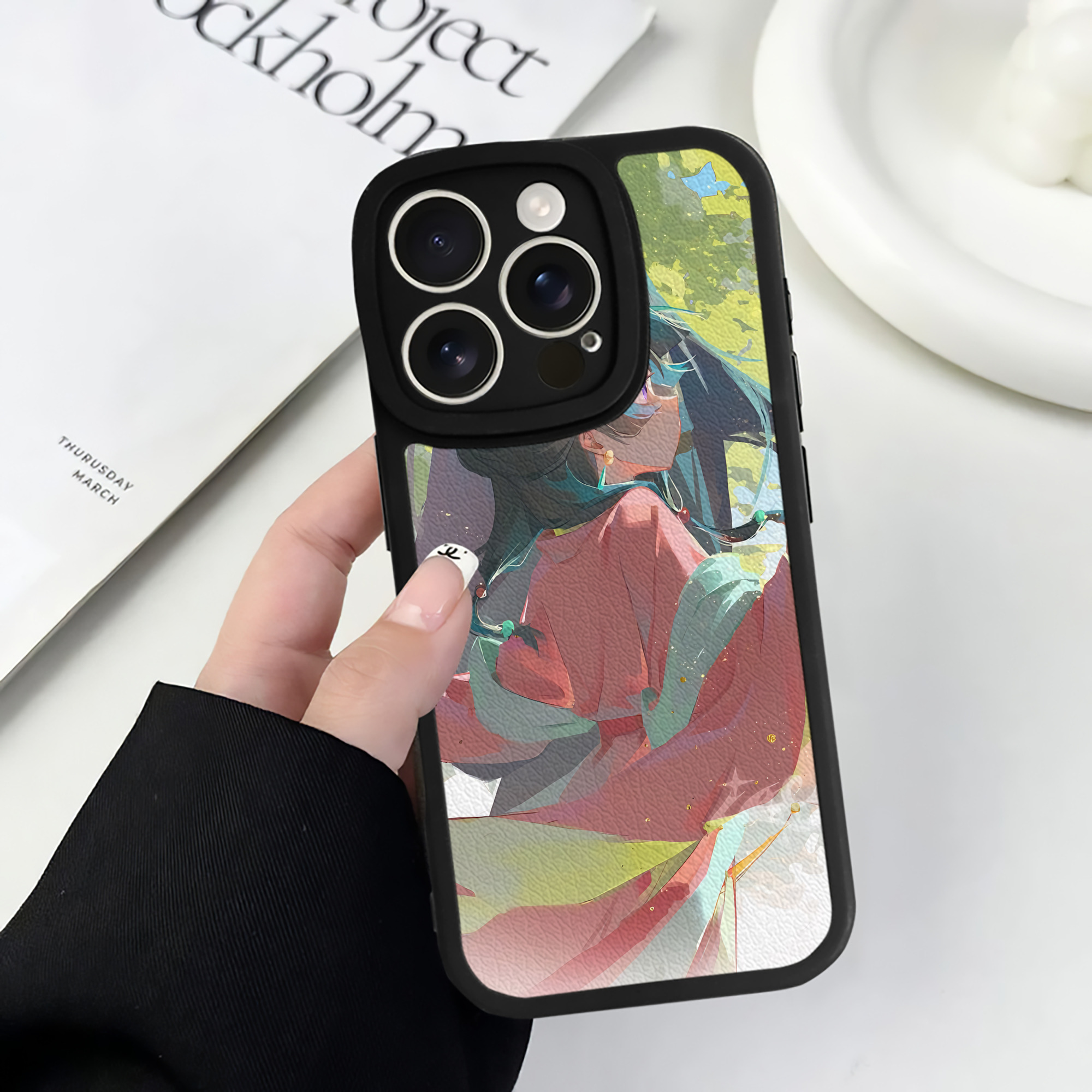 薬屋のひとりごと The Apothecary Diaries 【iPhone 16シリーズ対応】シリコンスマホケース（レザー調） 材質：シリコン
